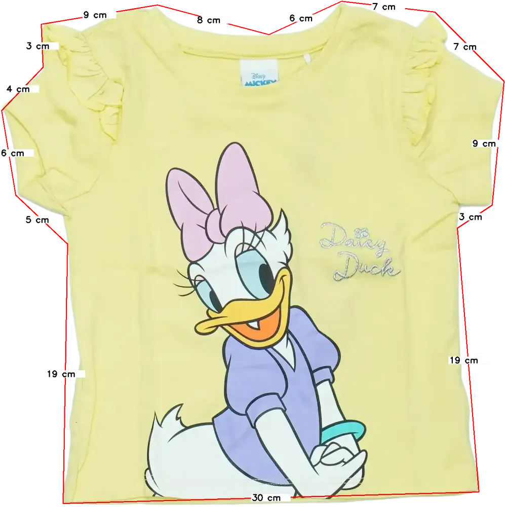 Sárga Disney Póló EU 98 / UK 3 év / US 3T