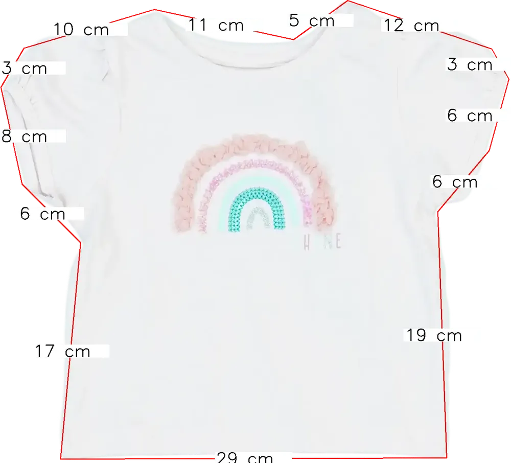 Rózsaszín M&amp;Co. Póló EU 92 / UK 2 év / US 2T