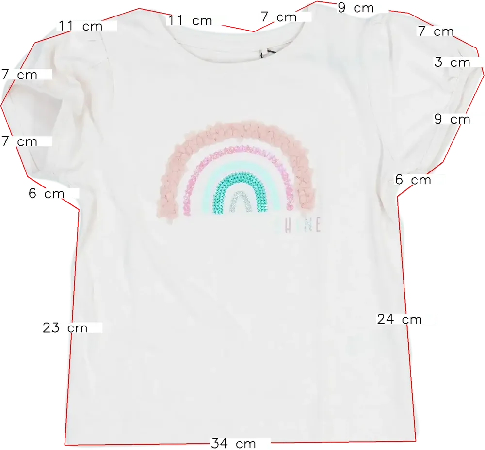 Rózsaszín M&amp;Co. Póló EU 116 / UK 6 év / US 6 év/S