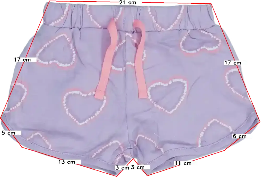 Lila M&amp;Co. Rövidnadrág EU 86 / UK 12-18 hónap / US 18 hónap