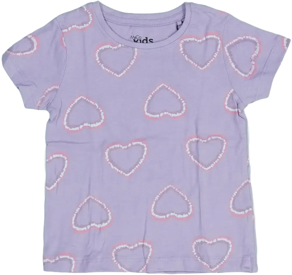 Lila M&amp;Co. Póló EU 92 / UK 2 év / US 2T