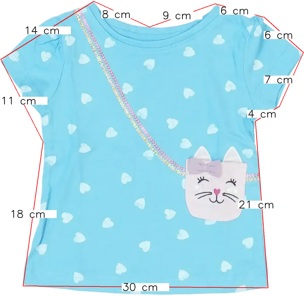 Kék M&amp;Co. Póló EU 86 / UK 12-18 hónap / US 18 hónap