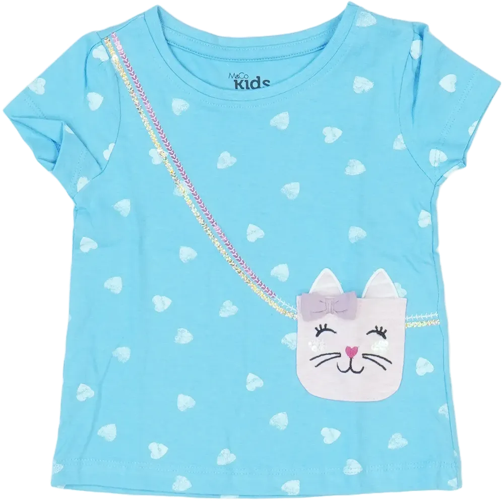 Kék M&amp;Co. Póló EU 92 / UK 2 év / US 2T