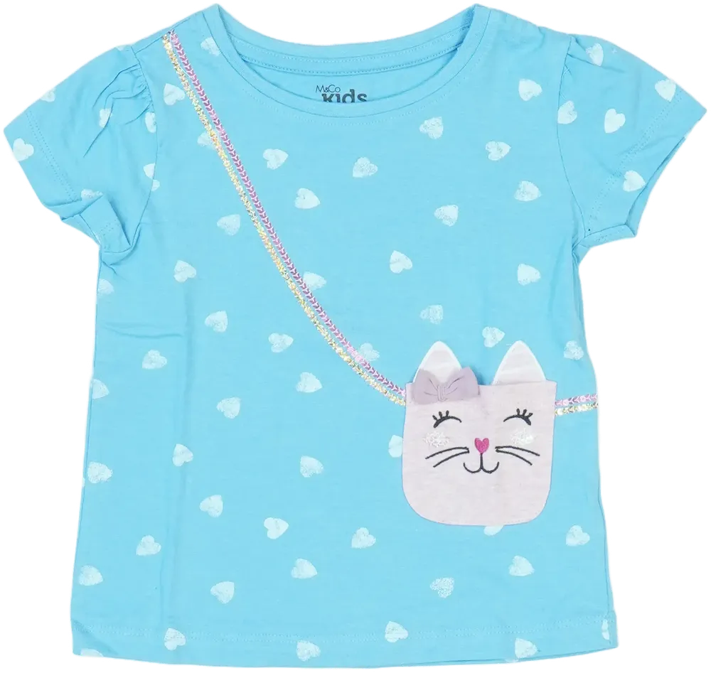 Kék M&amp;Co. Póló EU 104 / UK 4 év / US 4T/XS