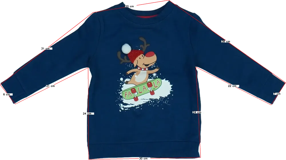 Kék M&amp;Co. Pulóver EU 92 / UK 2 év / US 2T