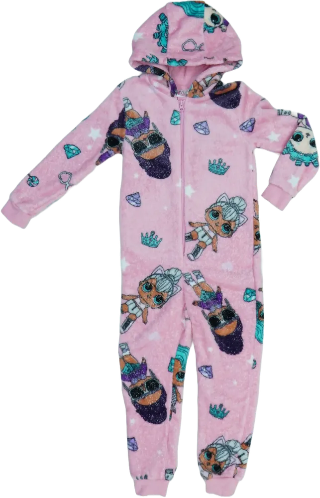 Rózsaszín LOL Pizsama overál EU 128 / UK 8 év / US 8 év/M