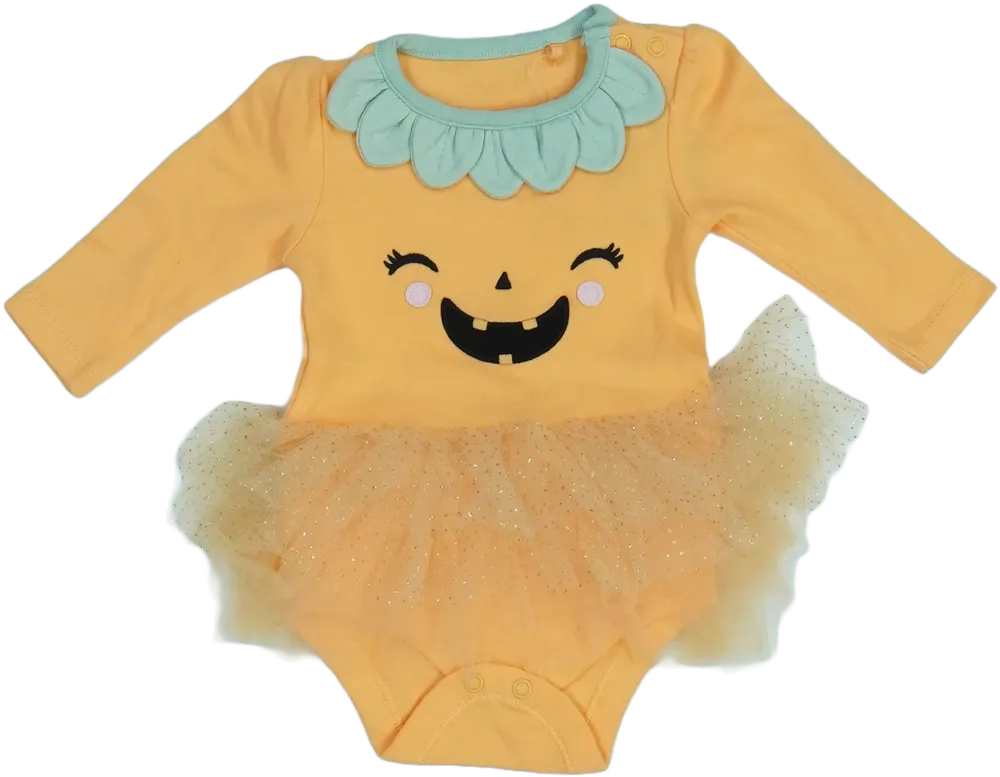 Sárga (narancs) Egyéb Hosszú ujjú body EU 62 / UK 0-3 hónap / US 0-3 hónap