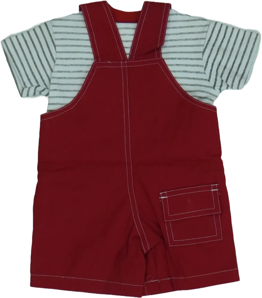 Red Just too cute 2-piece set - Top &amp; Bottom EU 62 / UK 0-3 months / US 0-3 months