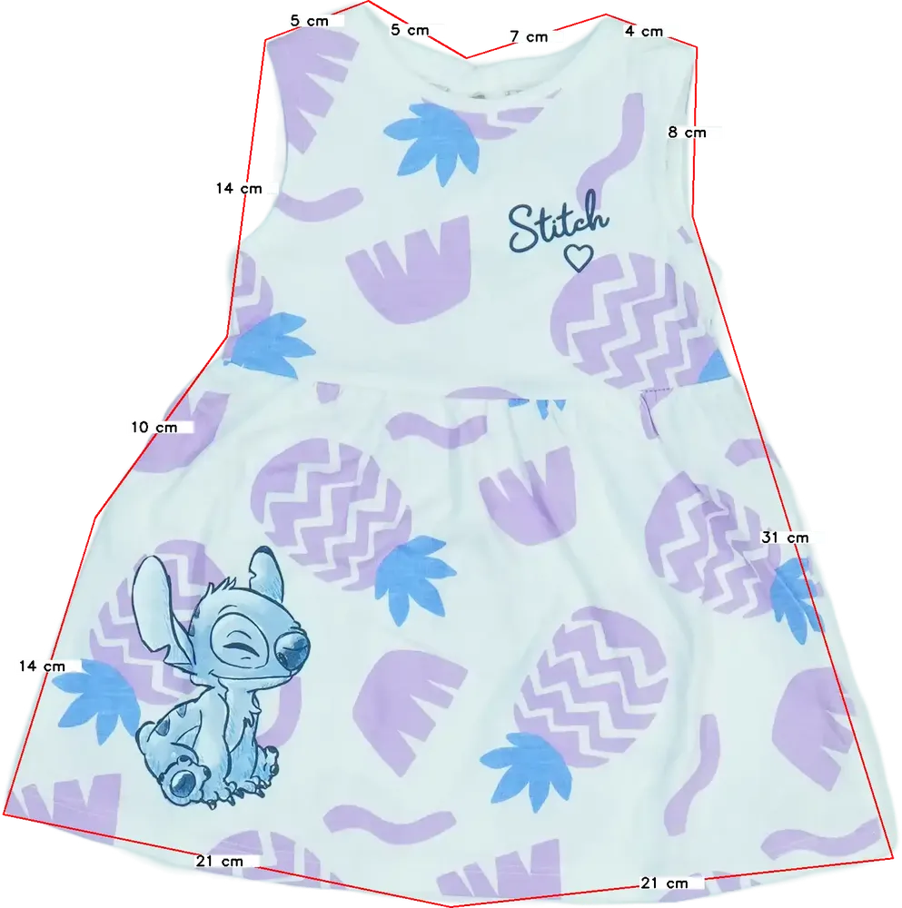 Fehér Disney Ruha EU 74 / UK 6-9 hónap / US 6-9 hónap