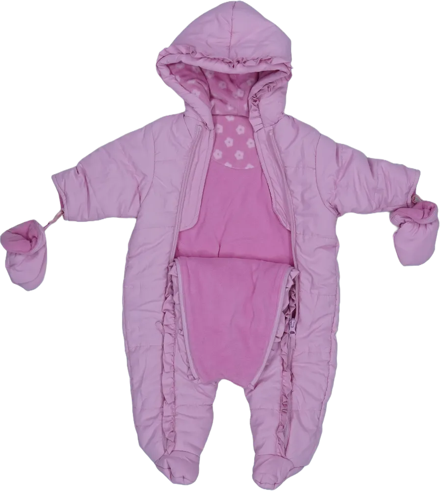 Rózsaszín Dunnes Baby overál EU 74 / UK 6-9 hónap / US 6-9 hónap