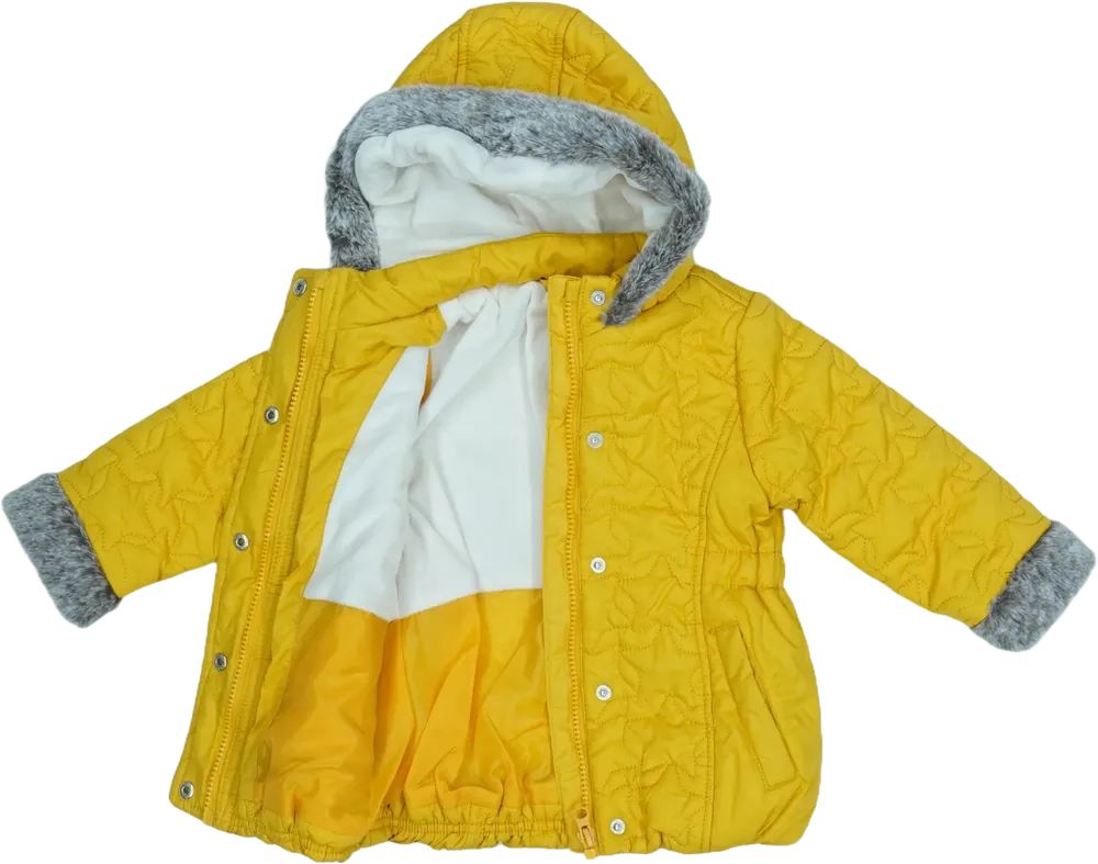 Sárga Dunnes Télikabát EU 80 / UK 9-12 hónap / US 12 hónap