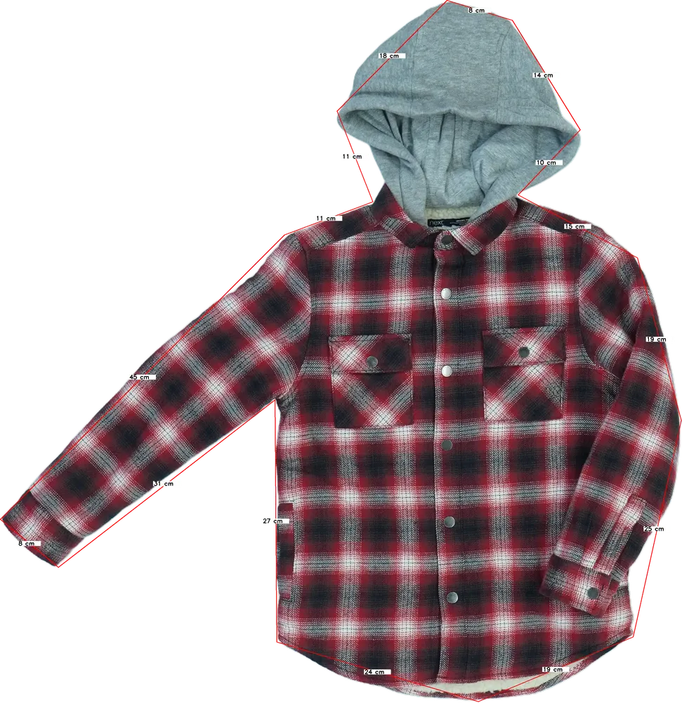 Piros Next Átmeneti kabát EU 128 / UK 8 év / US 8 év/M