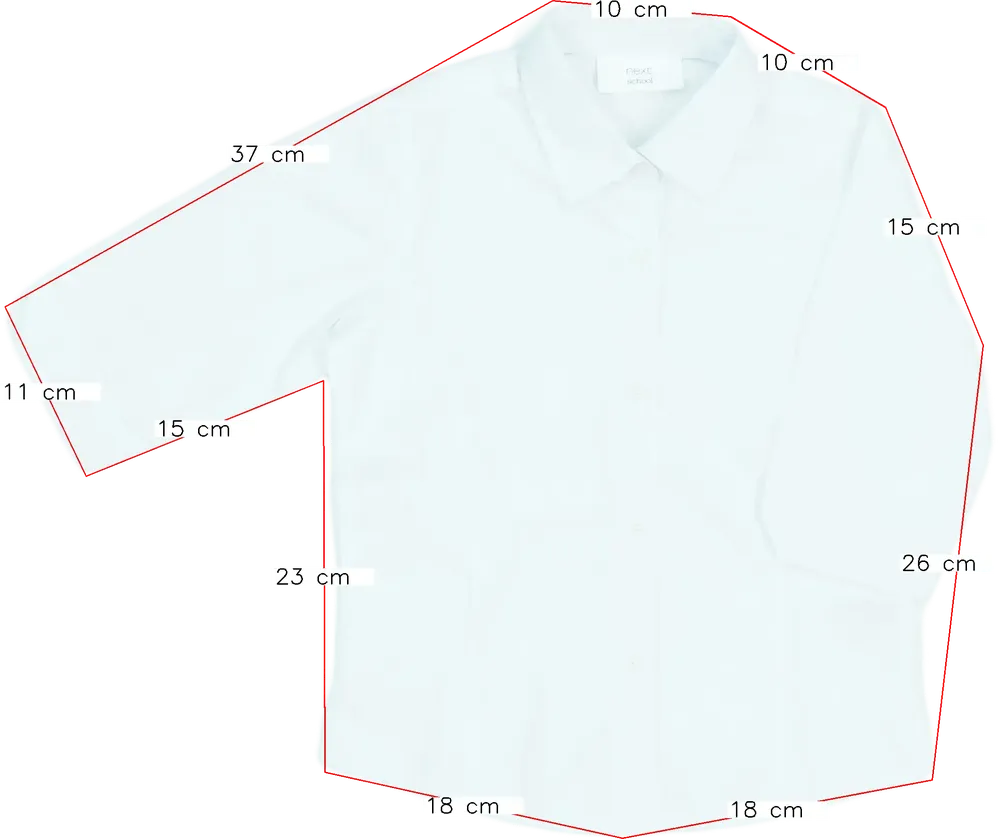 Fehér Next Ing EU 116 / UK 6 év / US 6 év/S