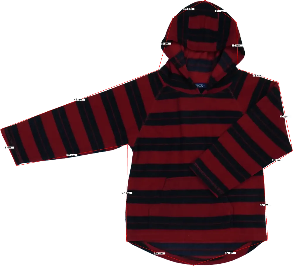 Többszínű Rebel Kapucnis pulóver EU 116 / UK 6 év / US 6 év/S