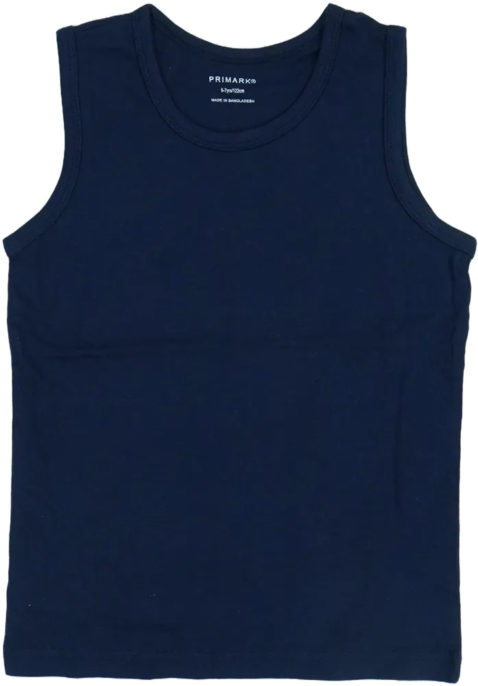 Kék Primark Fiú / Férfi trikó EU 122 / UK 7 év / US 7 év/M