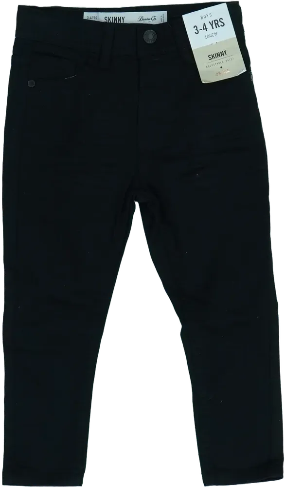 Fekete Denim Co. Hosszúnadrág EU 104 / UK 4 év / US 4T/XS