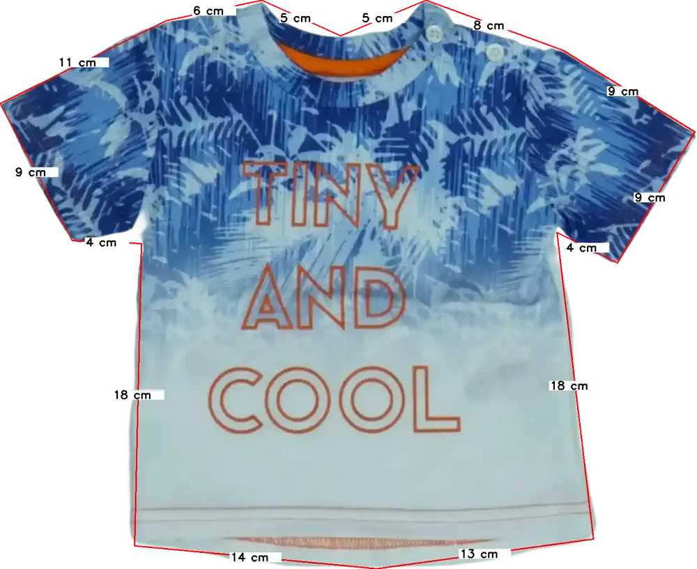 Fehér Primark Póló EU 68 / UK 3-6 hónap / US 3-6 hónap