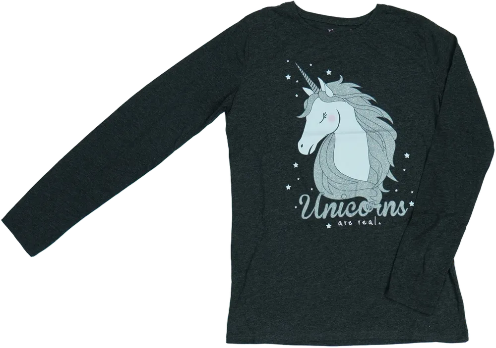 Szürke Primark Hosszú ujjú felső EU 164 / UK 14 év / US 14 év/XL