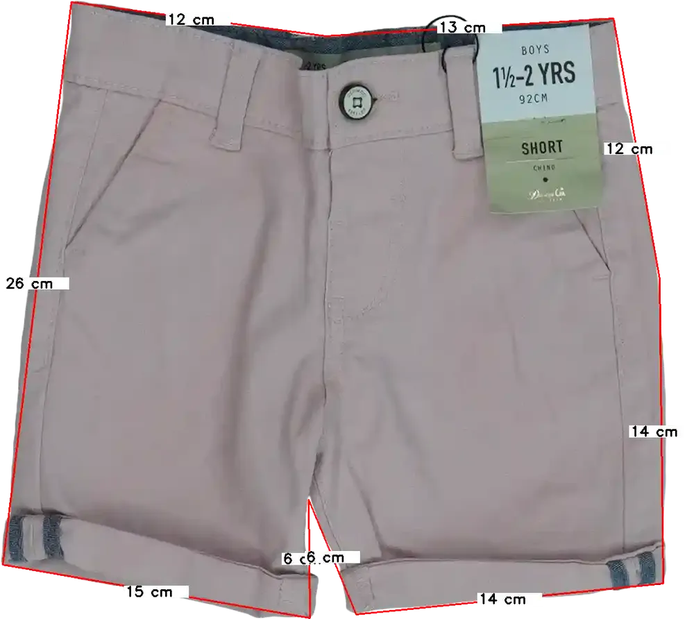 Rózsaszín Primark Rövidnadrág EU 92 / UK 2 év / US 2T