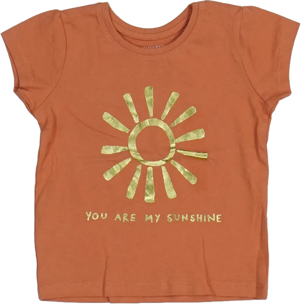 Sárga (narancs) Primark Póló EU 86 / UK 12-18 hónap / US 18 hónap