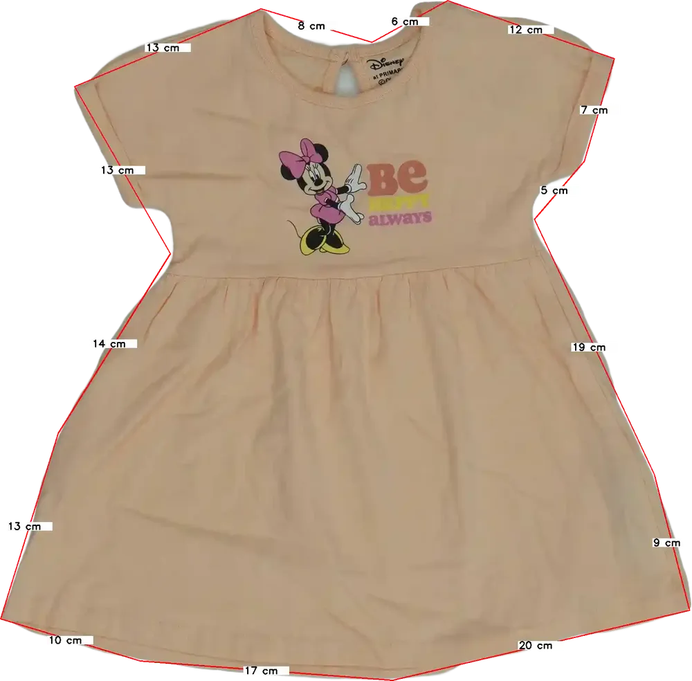 Rózsaszín Disney Ruha EU 80 / UK 9-12 hónap / US 12 hónap