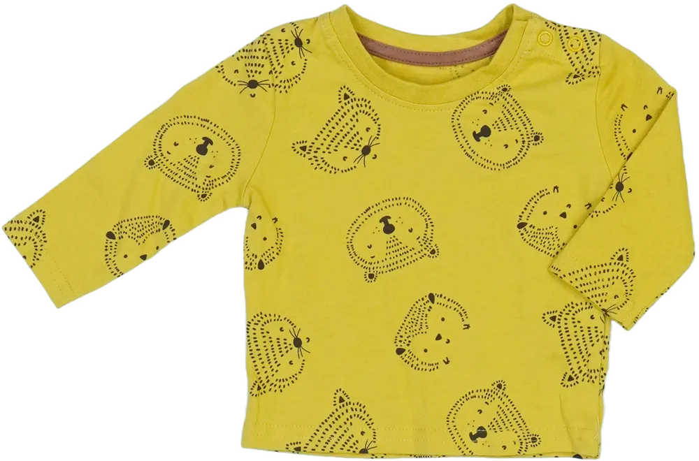 Sárga Primark Hosszú ujjú felső EU 62 / UK 0-3 hónap / US 0-3 hónap