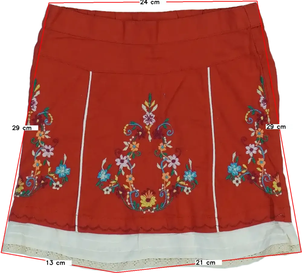 Piros Early Days Szoknya EU 80 / UK 9-12 hónap / US 12 hónap