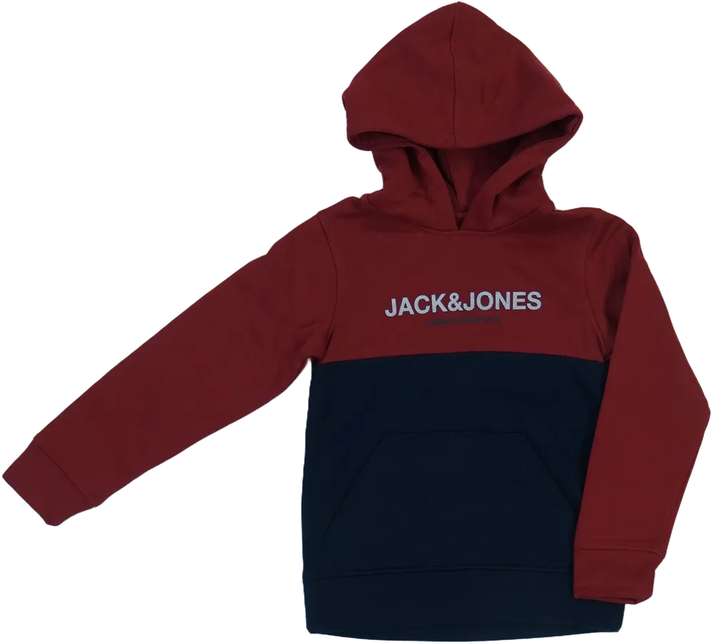 Többszínű Jack&amp;Jones Kapucnis pulóver EU 128 / UK 8 év / US 8 év/M