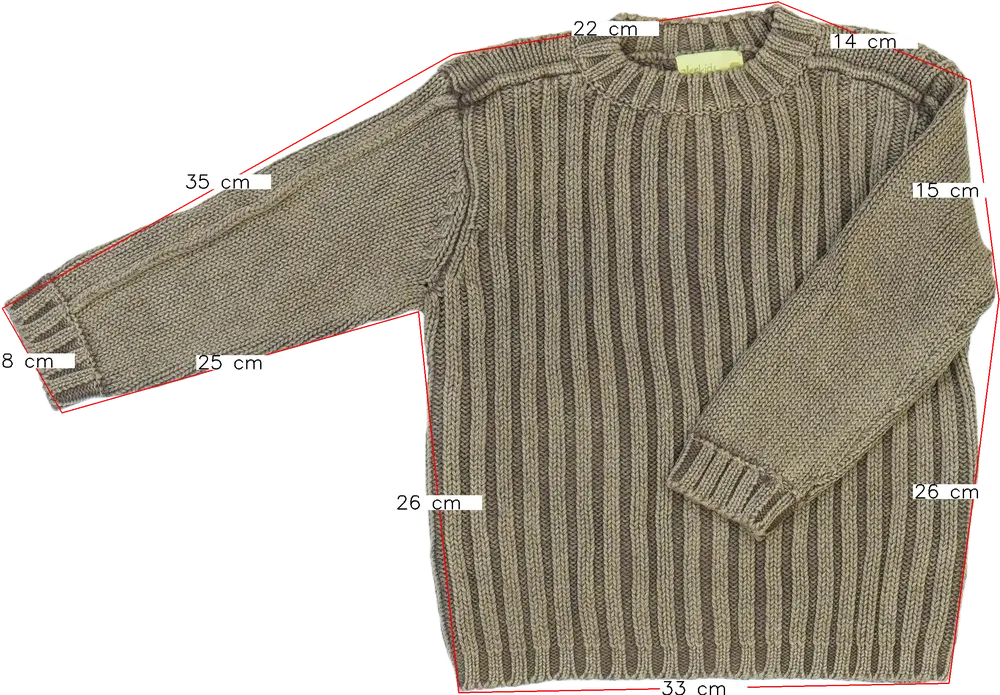 Barna AKR Boys Kötött pulcsi EU 104 / UK 4 év / US 4T/XS