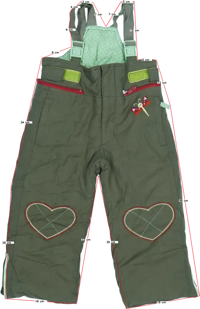 Zöld Mariquita Sínadrág EU 92 / UK 2 év / US 2T