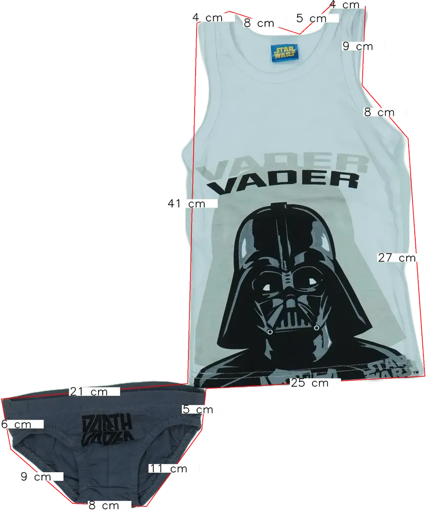 White Star Wars Multipack - Sleeveless shirts EU 104 / UK 4 years / US 4T/XS