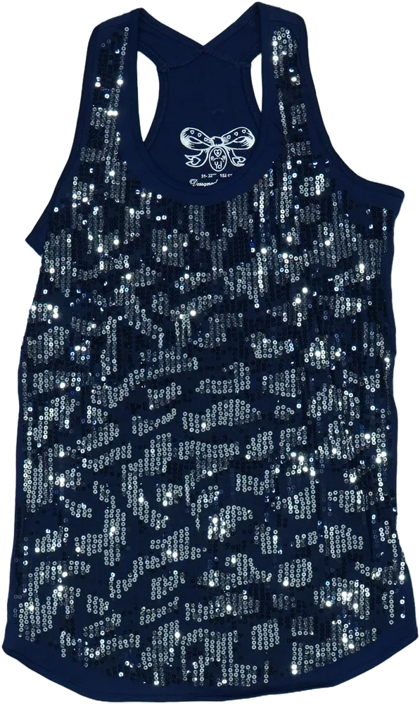 Kék Young Dimension Lányka / Női ujjatlan póló / top EU 152 / UK 12 év / US 12 év/L