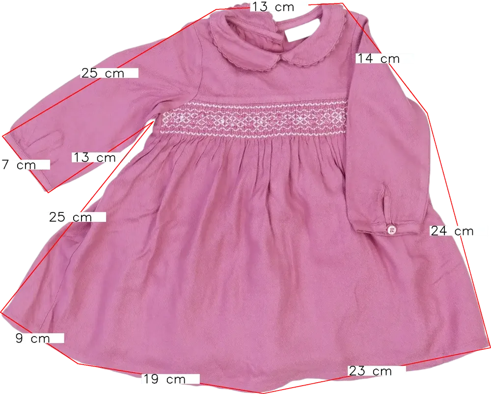 Rózsaszín Next Ruha EU 62 / UK 0-3 hónap / US 0-3 hónap