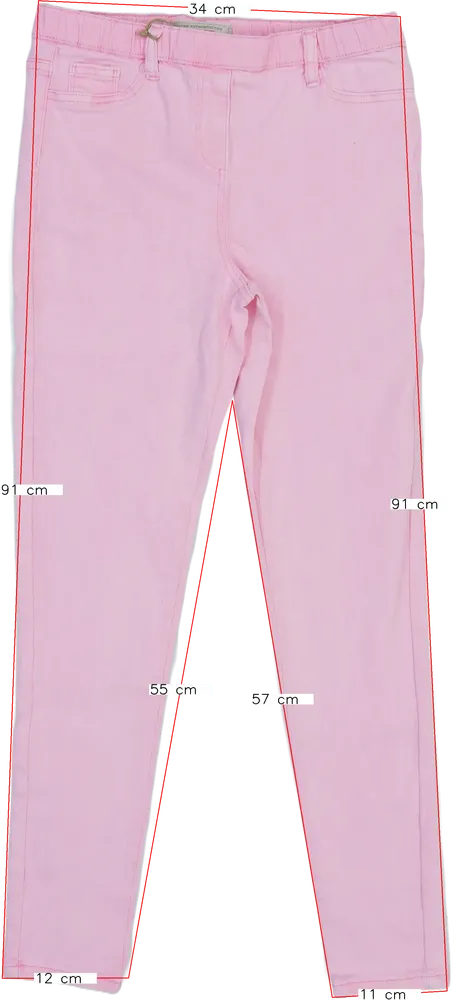 Rózsaszín Next Farmernadrág EU 164 / UK 14 év / US 14 év/XL
