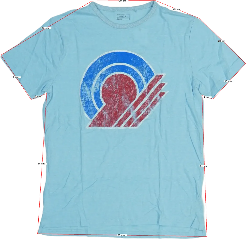 Kék Next Póló EU 176 / UK 16 év / US XL