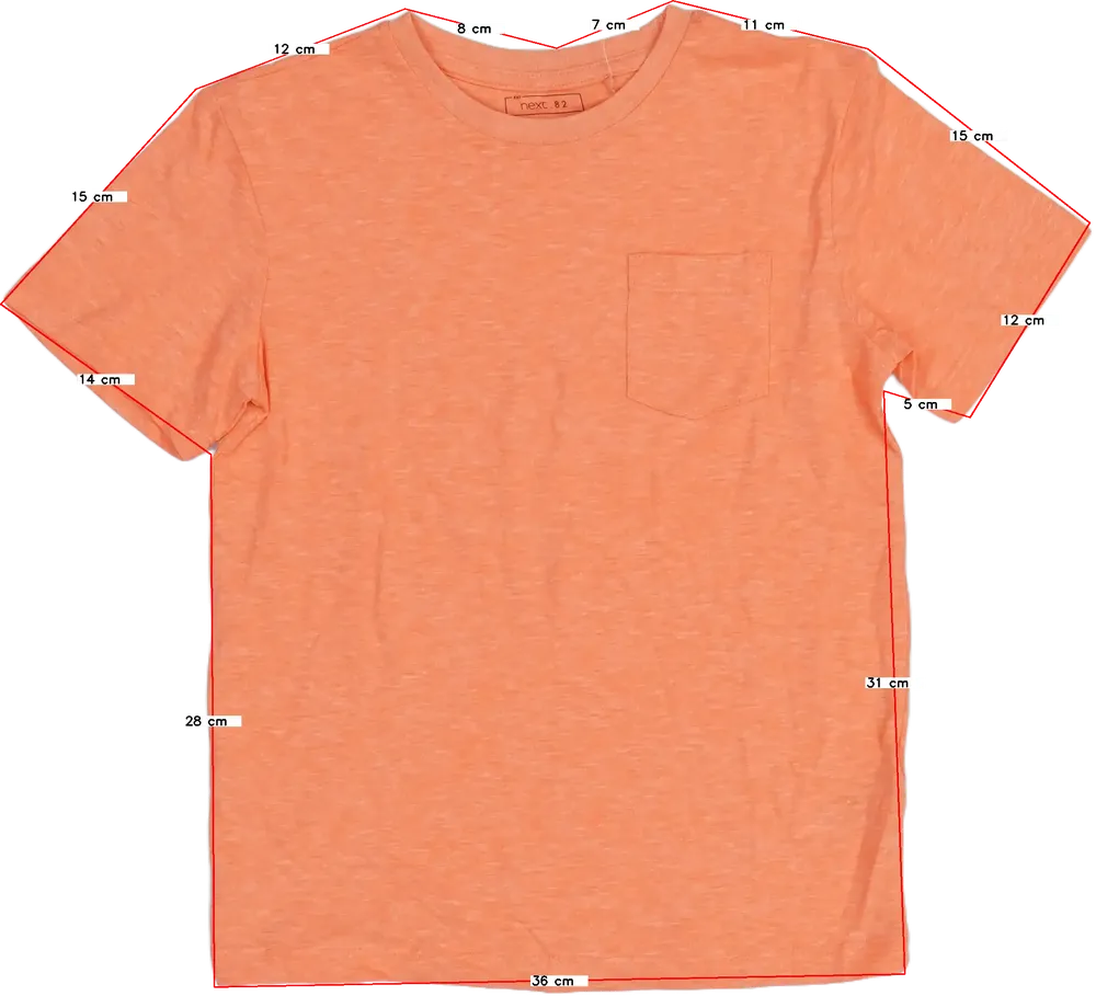 Sárga (narancs) Next Póló EU 116 / UK 6 év / US 6 év/S