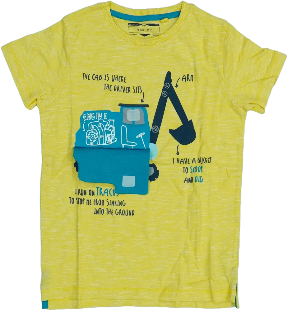 Sárga Next Póló EU 122 / UK 7 év / US 7 év/M