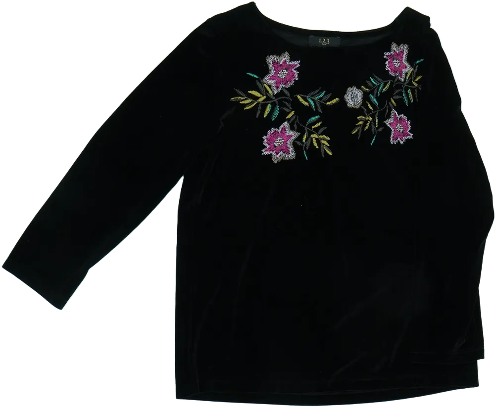 Fekete Egyéb Hosszú ujjú felső EU 38