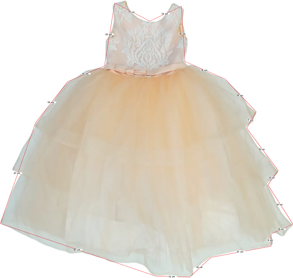 Rózsaszín Runway Ruha EU 128 / UK 8 év / US 8 év/M