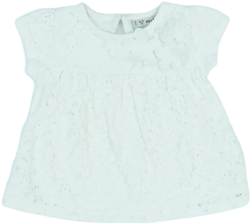 Fehér Next Ruha EU 74 / UK 6-9 hónap / US 6-9 hónap