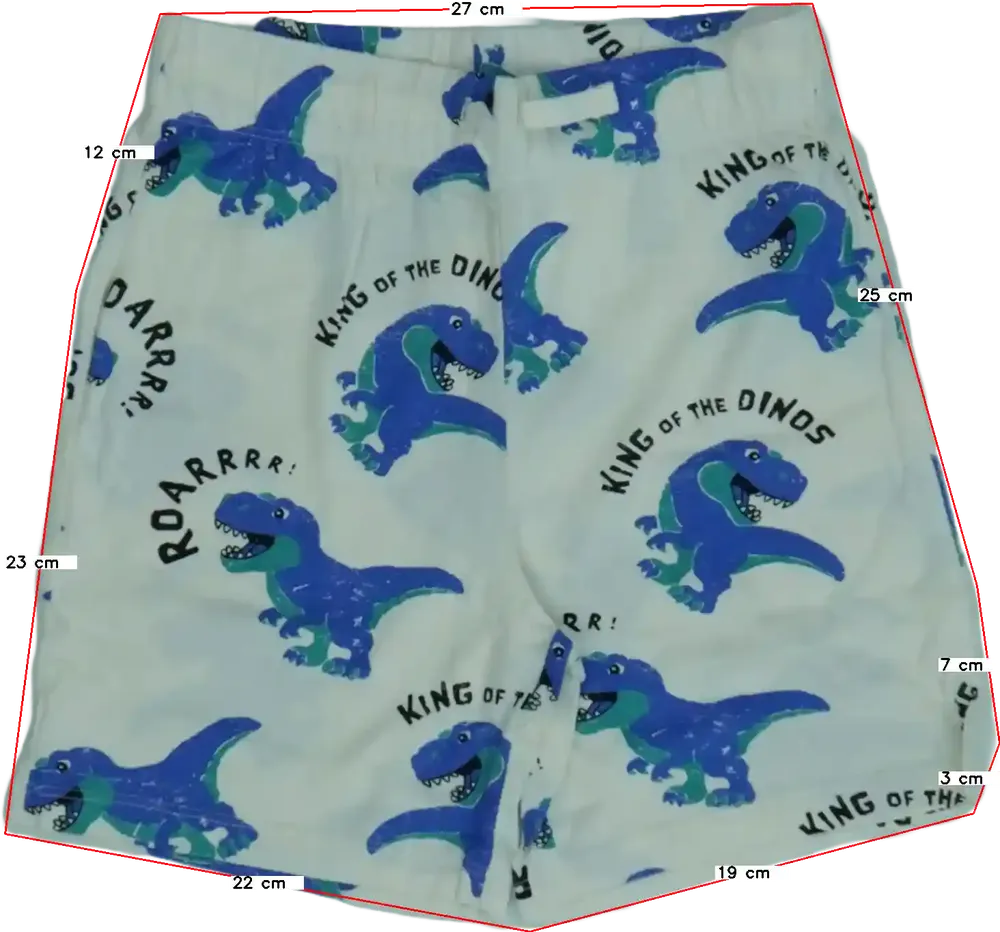 Fehér H&amp;M Rövidnadrág EU 128 / UK 8 év / US 8 év/M