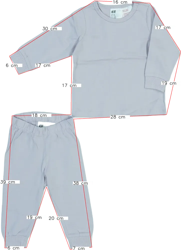 Lila H&amp;M Pizsama EU 68 / UK 3-6 hónap / US 3-6 hónap