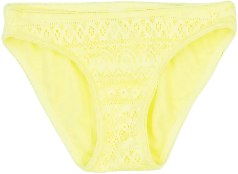 Sárga Cubusas Bikini alsó EU 152 / UK 12 év / US 12 év/L