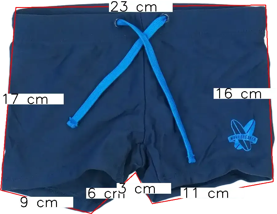 Kék Cubusas Fürdőnadrág EU 92 / UK 2 év / US 2T