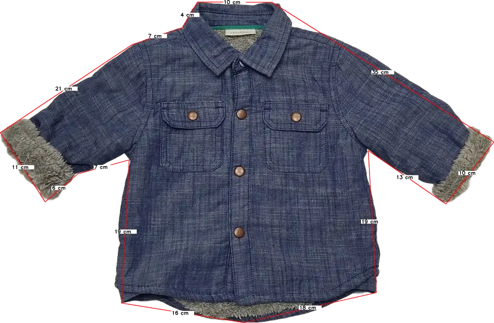 Kék Next Ing EU 68 / UK 3-6 hónap / US 3-6 hónap