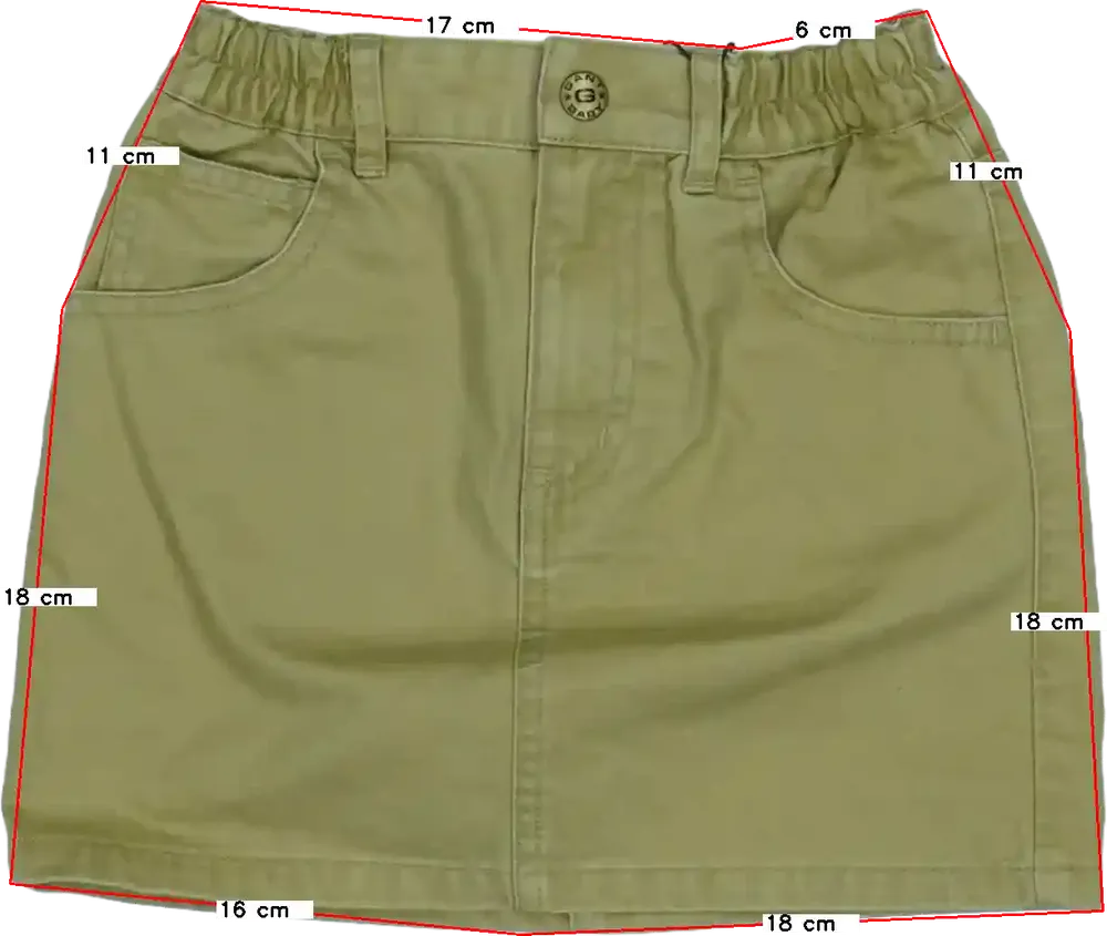 Zöld Gant Szoknya EU 92 / UK 2 év / US 2T