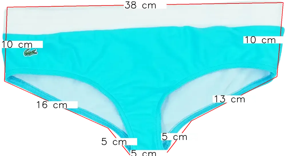 Kék Lacoste Bikini alsó EU 38