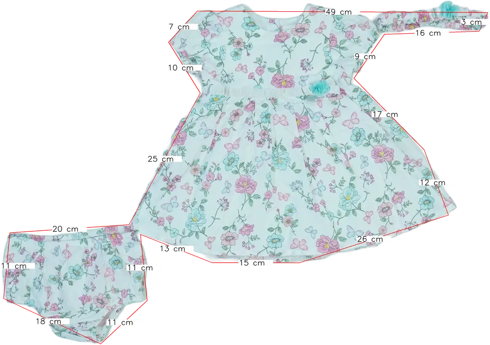 Fehér Little Me Ruha EU 80 / UK 9-12 hónap / US 12 hónap