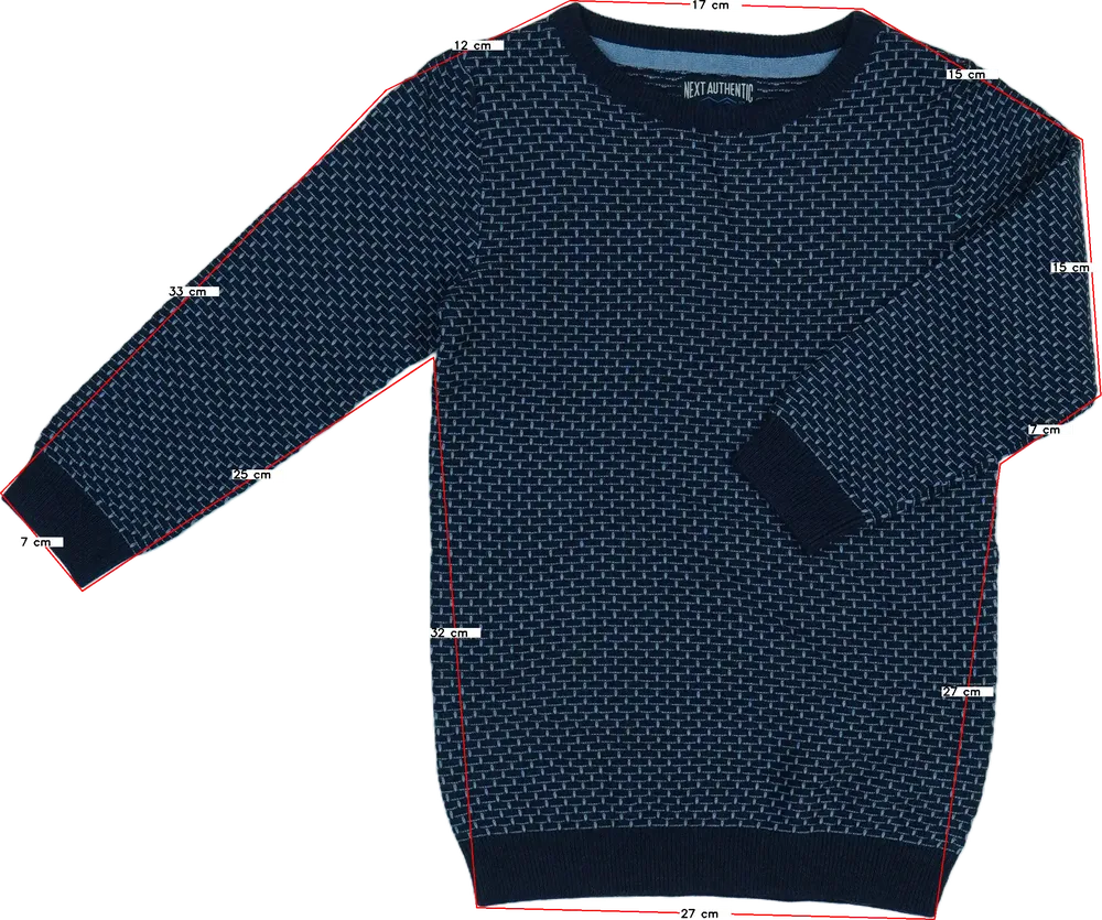 Kék Next Kötött pulcsi EU 104 / UK 4 év / US 4T/XS