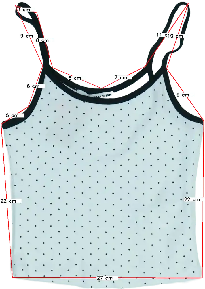 Fehér Tally Weijl Lányka / Női ujjatlan póló / top EU 122 / UK 7 év / US 7 év/M